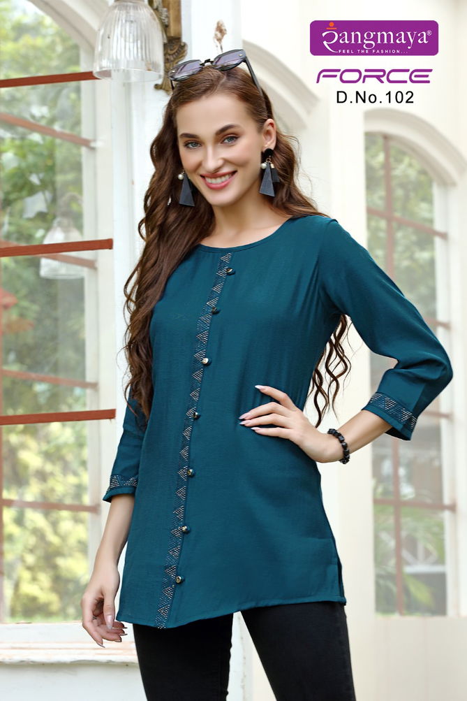 Rangmaya Force Fancy Wholesale Western Wear Ladies Top